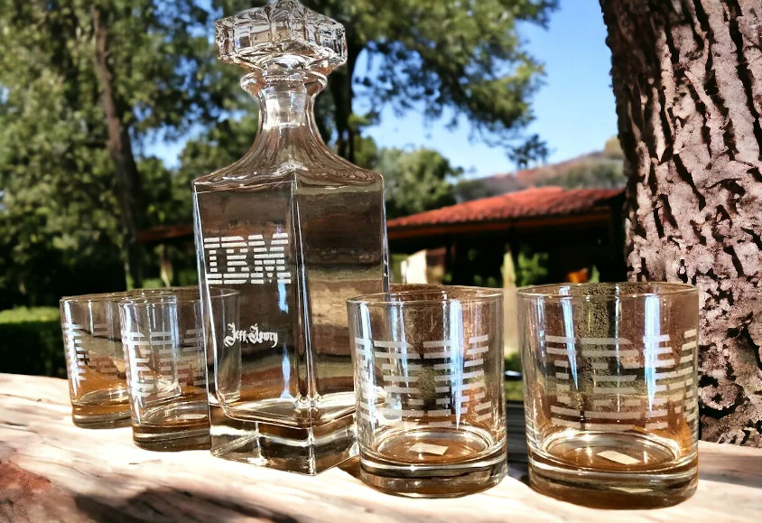 Personalized Engraved Whiskey Decanter Sets - additional view