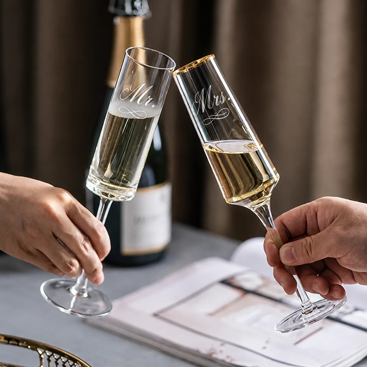 Wedding toast glasses