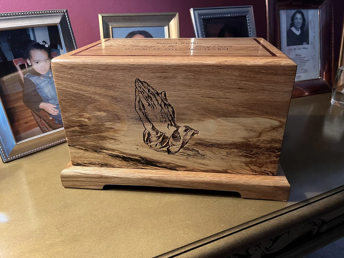 240 Cubic Inch Spalted Maple Urn